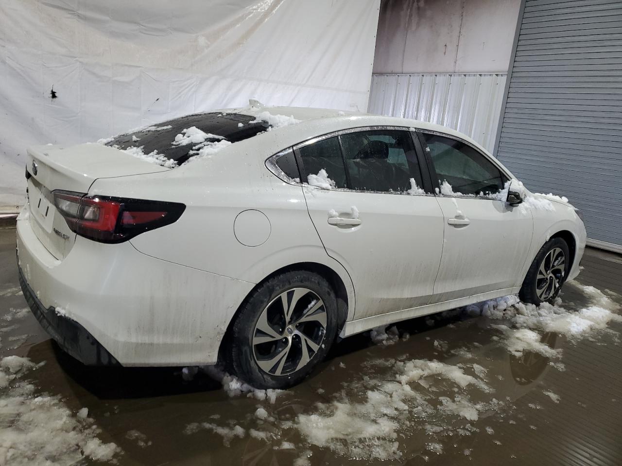 2021 Subaru Legacy VIN 4S3BWAD60M3015579 Copart auction photo, side / front end damage thumbnail 3