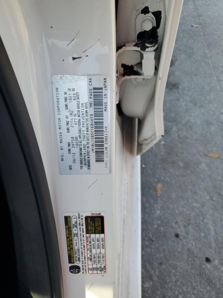 2012 Mazda 3 VIN JM1BL1V85C1684658 Copart auction photo, front end damage thumbnail 13