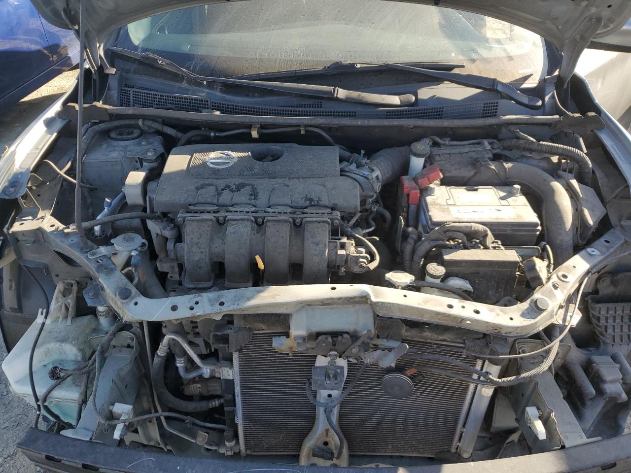 2013 Nissan Sentra VIN 3N1AB7AP4DL770104 Copart auction photo, front end damage thumbnail 11