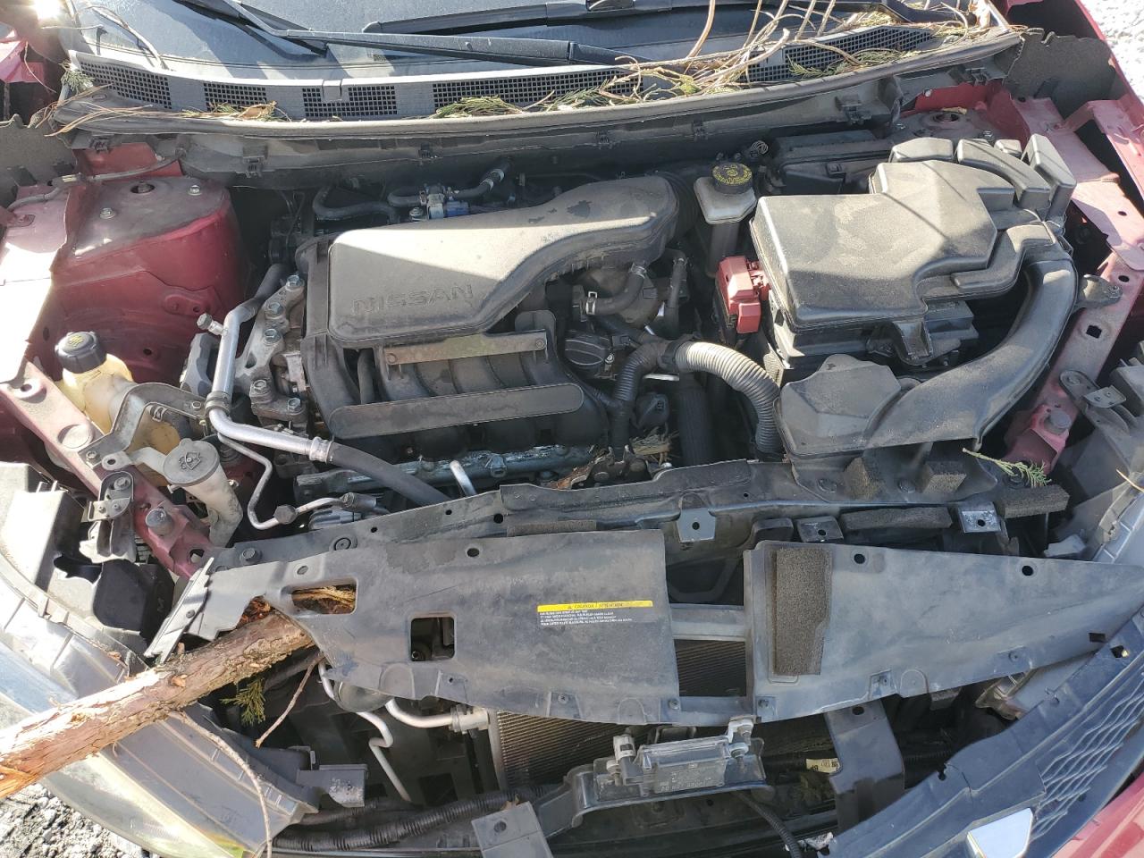 2018 Nissan Rogue VIN JN1BJ1CP7JW192524 Copart auction photo, front end / top/roof damage thumbnail 12