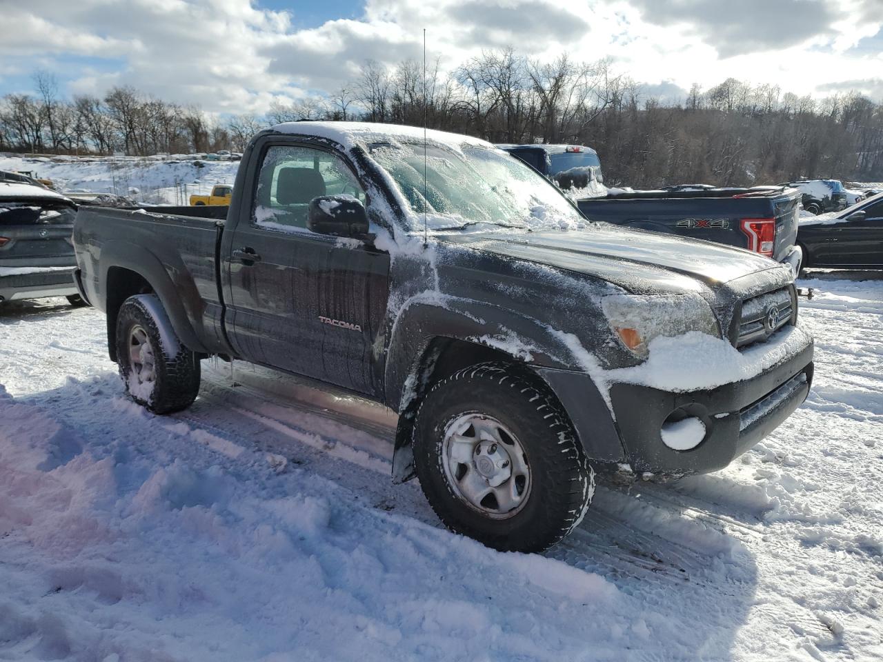 2009 Toyota Tacoma VIN 5TEPX42N29Z639097 Copart auction photo, side / rear end damage thumbnail 4
