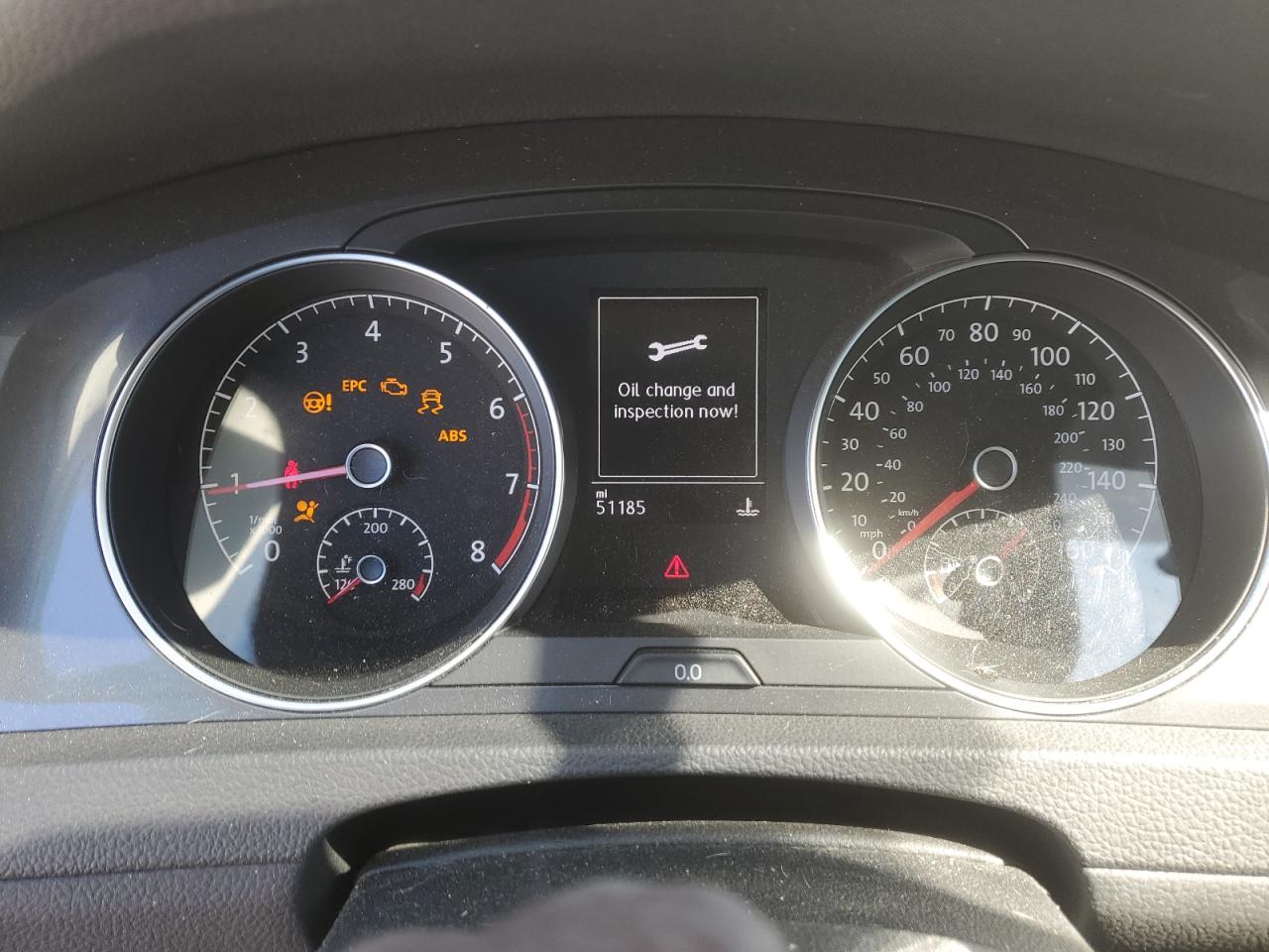 2017 Volkswagen Golf VIN 3VWH17AU1HM509725 Copart auction photo, front end / mechanical damage thumbnail 9