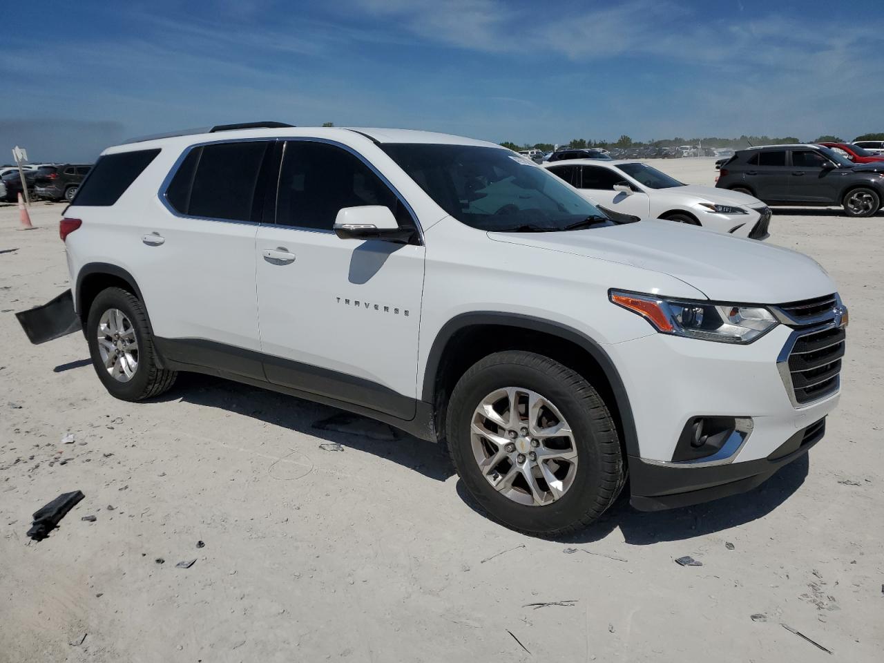 2018 Chevrolet Traverse VIN 1GNERGKW6JJ270293 Copart auction photo, rear end damage thumbnail 4