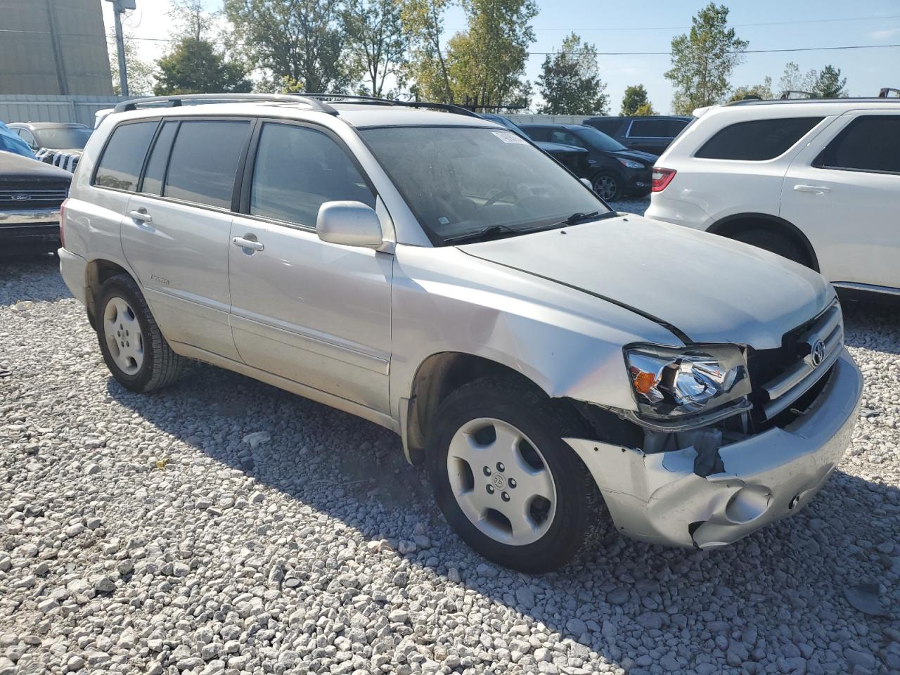 2007 Toyota Highlander VIN JTEEP21A370194243 Copart auction photo, front end damage thumbnail 4