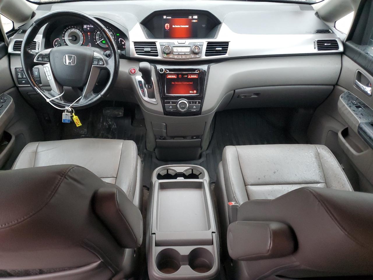 2016 Honda Odyssey VIN 5FNRL5H61GB108210 Copart auction photo, rear end damage thumbnail 8
