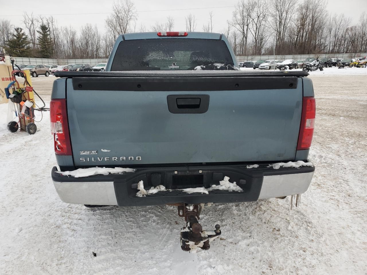 2009 Chevrolet Silverado VIN 3GCEK23339G254022 Copart auction photo, front end / side damage thumbnail 6