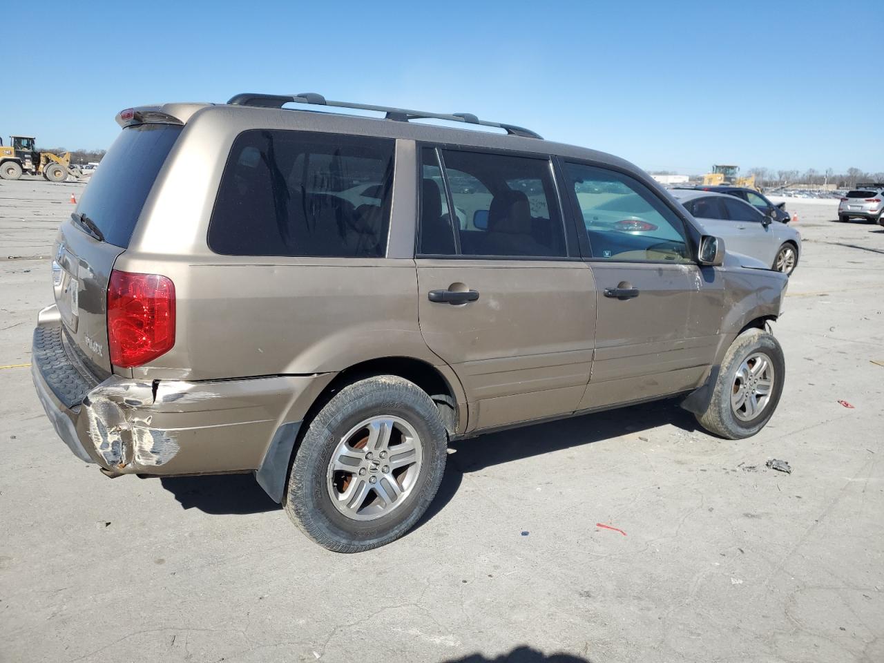 2003 Honda Pilot VIN 2HKYF18753H583293 Copart auction photo, front end damage thumbnail 3