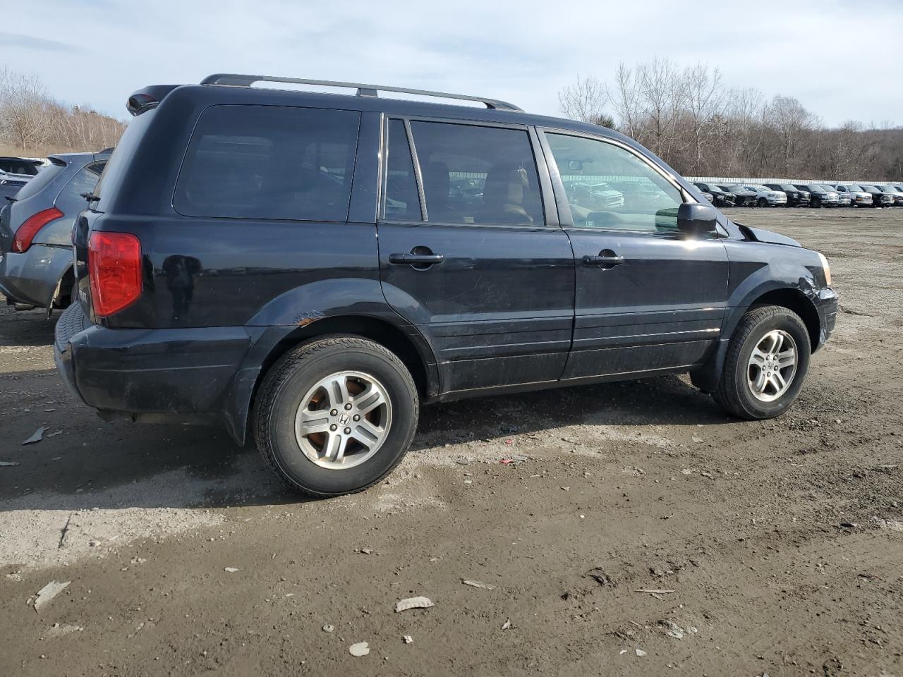 2004 Honda Pilot VIN 2HKYF18584H547548 Copart auction photo, front end damage thumbnail 3