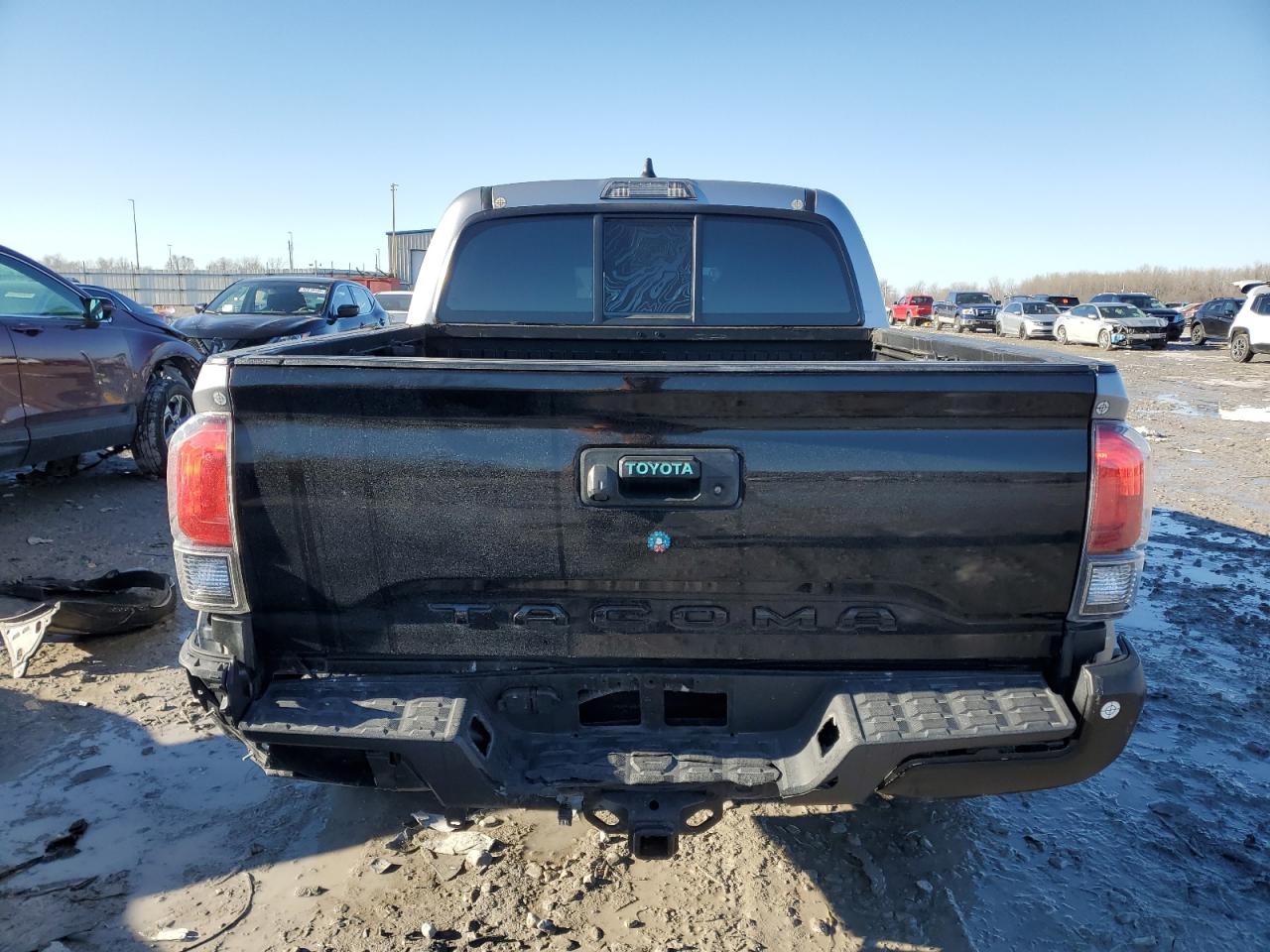 2021 Toyota Tacoma VIN 3TMCZ5ANXMM371826 Copart auction photo, rear end / minor dent/scratches damage thumbnail 6