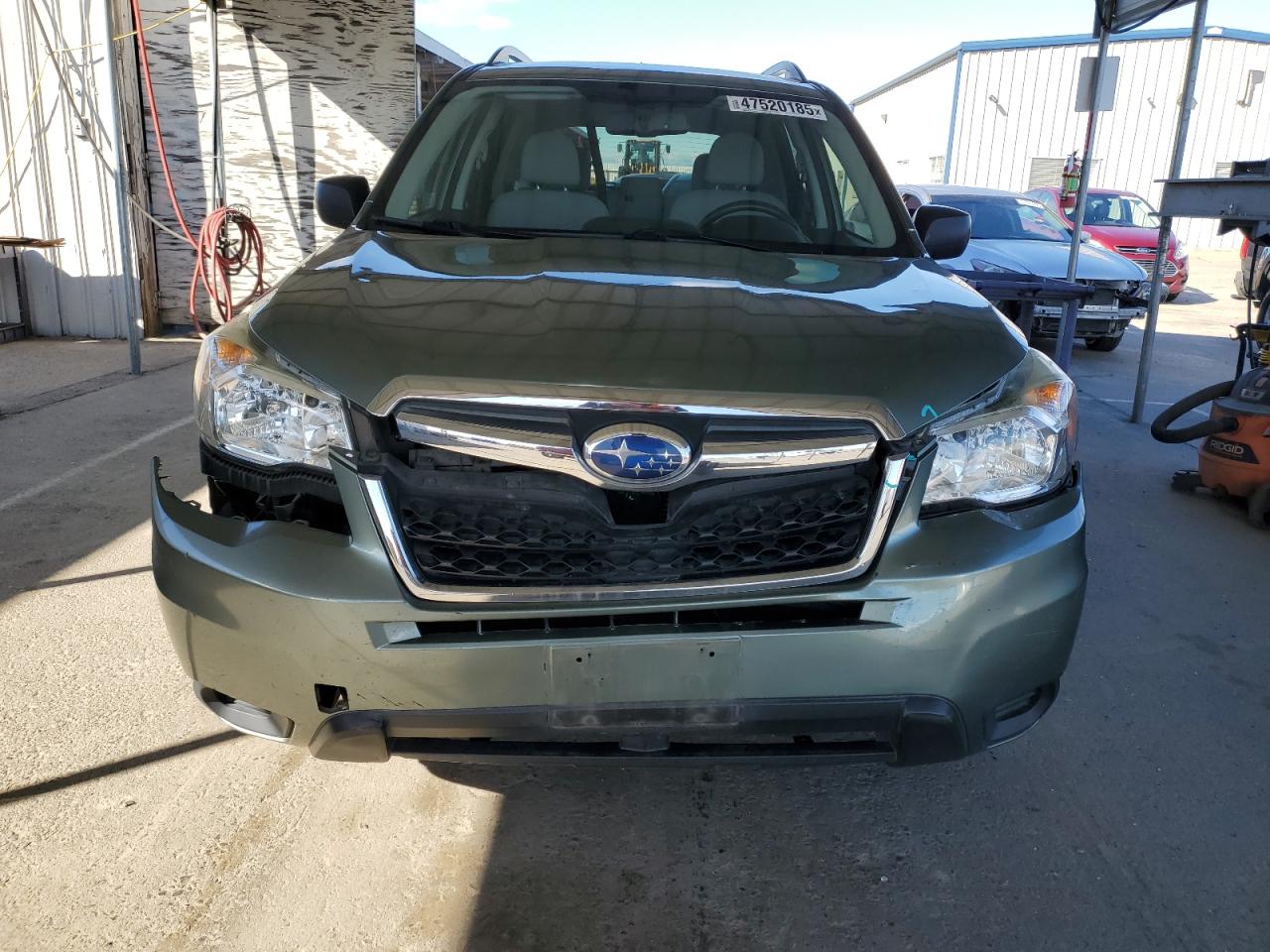 2015 Subaru Forester VIN JF2SJABC6FH597010 Copart auction photo, front end / rear end damage thumbnail 5