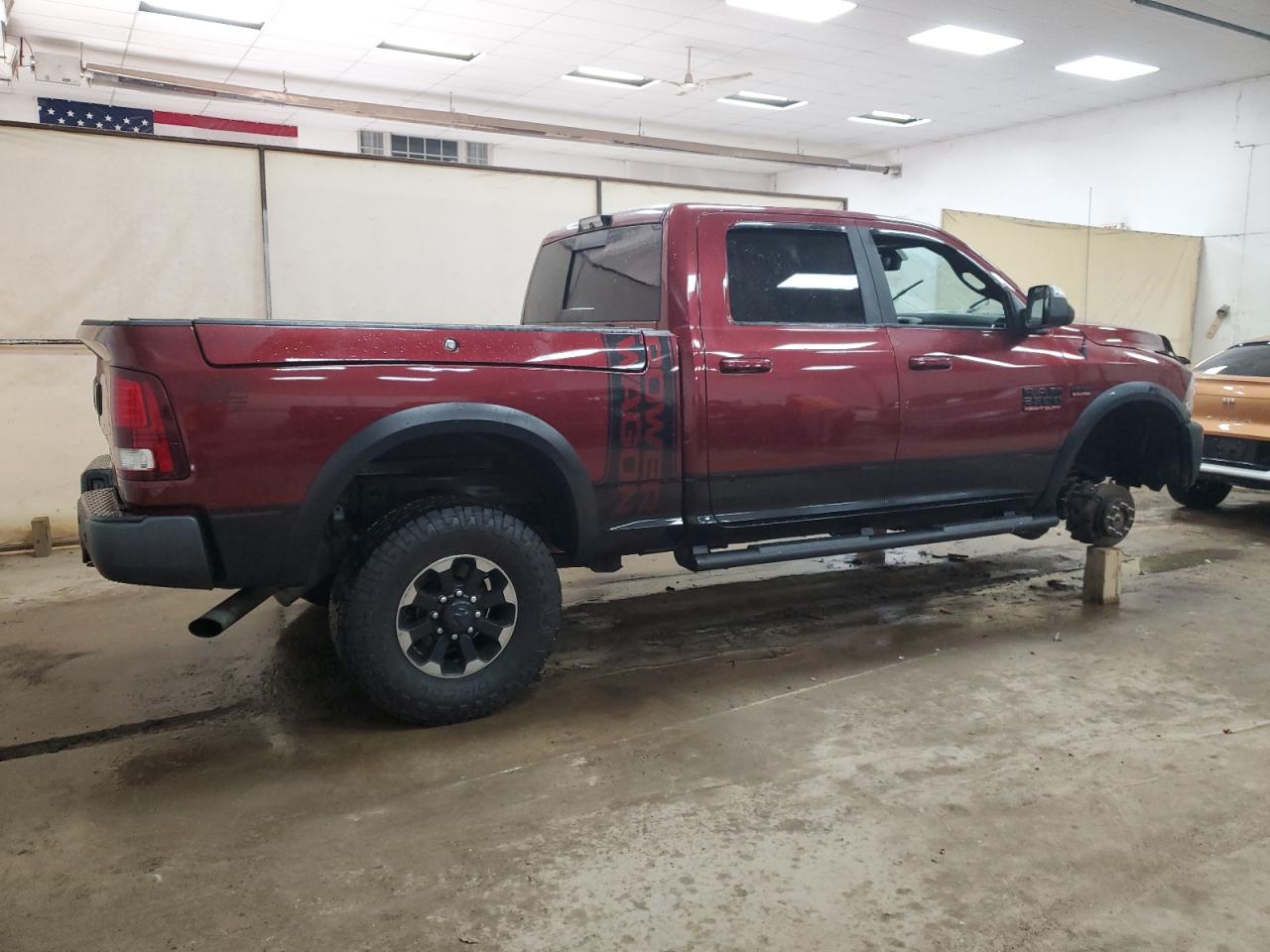 2018 RAM 2500 VIN 3C6TR5EJ6JG155979 Copart auction photo, front end / side damage thumbnail 3