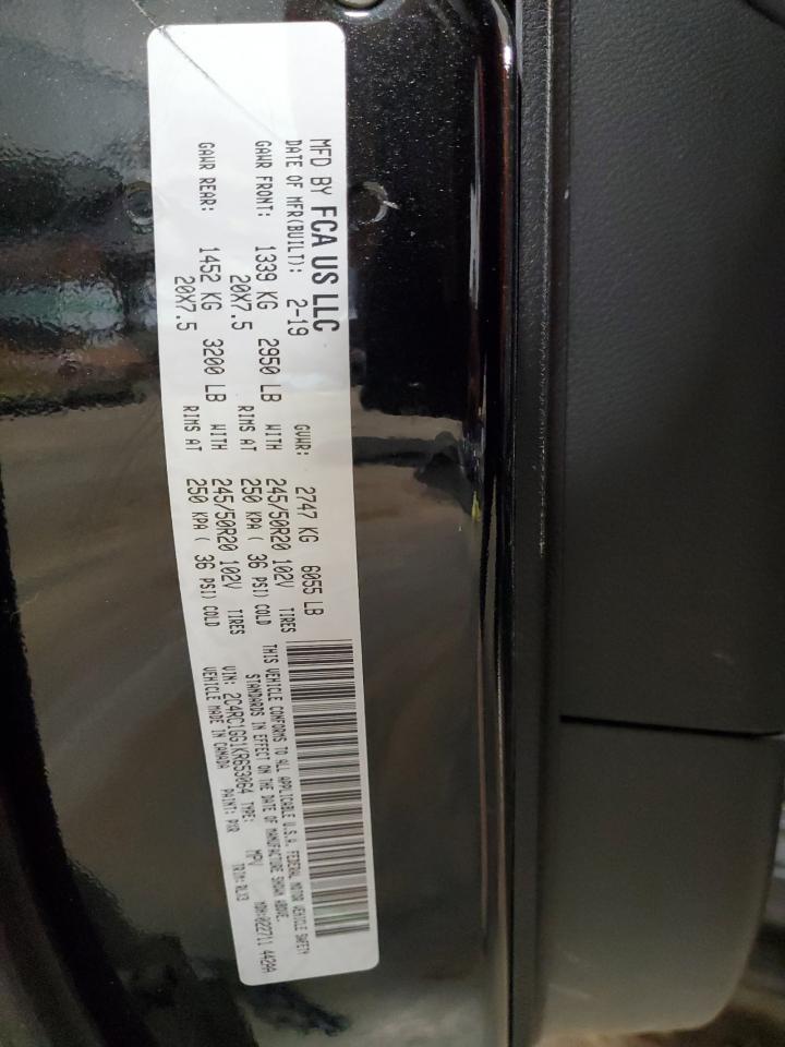 2019 Chrysler Pacifica VIN 2C4RC1GG1KR653064 Copart auction photo, front end damage thumbnail 14