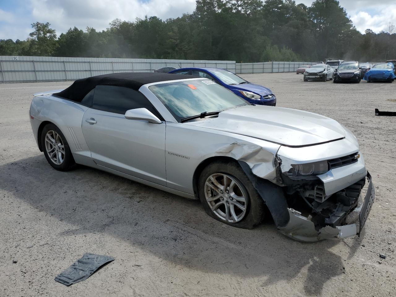 2015 Chevrolet Camaro VIN 2G1FD3D36F9278705 Copart auction photo, front end damage thumbnail 4