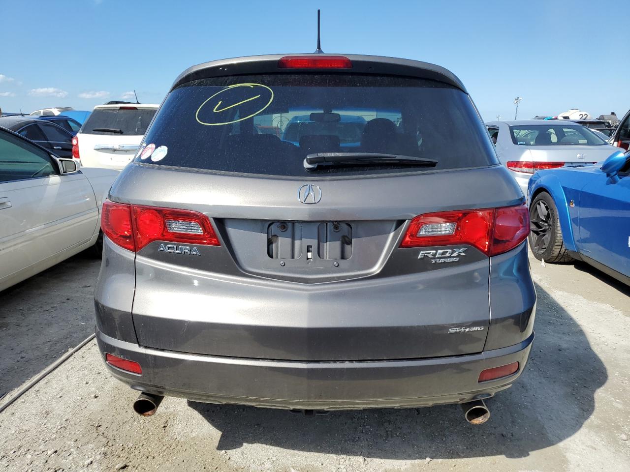2007 Acura RDX VIN 5J8TB18557A022921 Copart auction photo, water/flood damage thumbnail 6