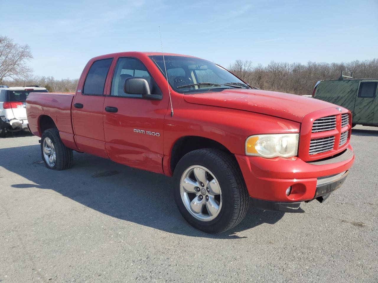 2002 Dodge RAM VIN 1D7HU18Z62J160242 Copart auction photo, front end / side damage thumbnail 4