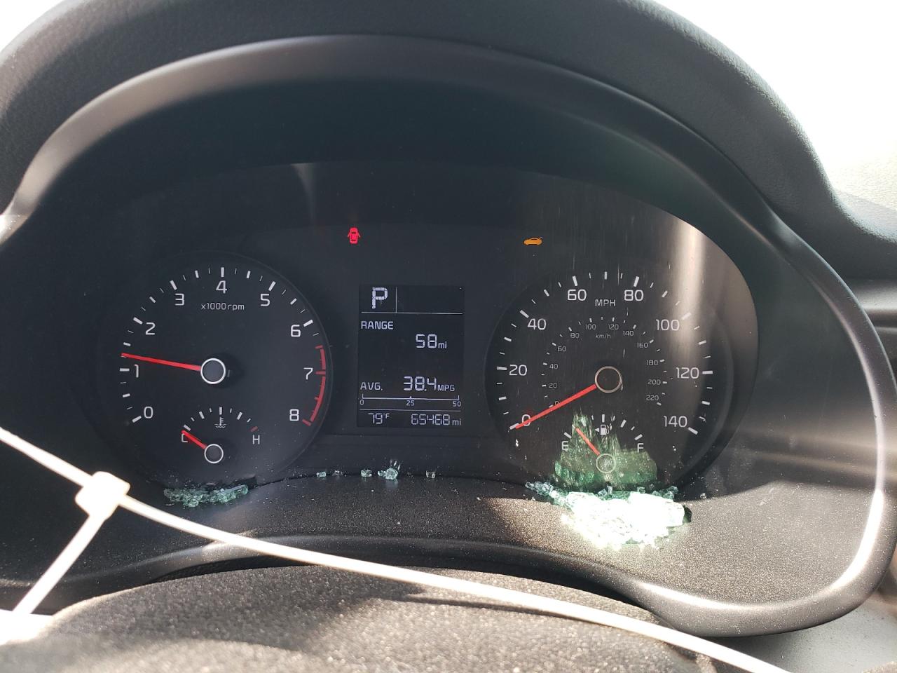 2022 KIA Rio VIN 3KPA24AD2NE431879 Copart auction photo, front end / side damage thumbnail 9