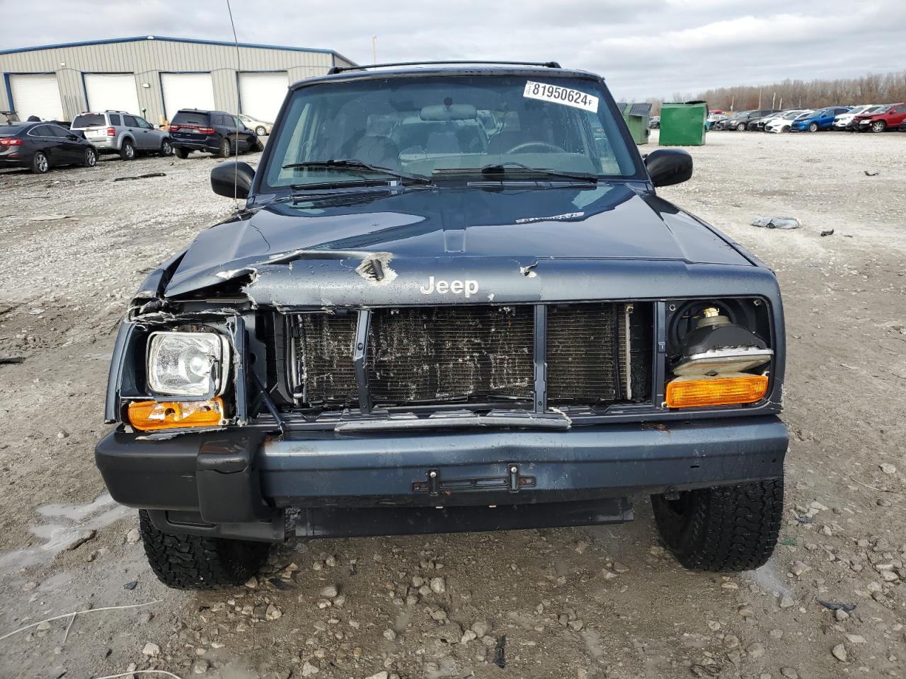 2001 Jeep Grand Cherokee VIN 1J4FF48S81L617663 Copart auction photo, front end / side damage thumbnail 5