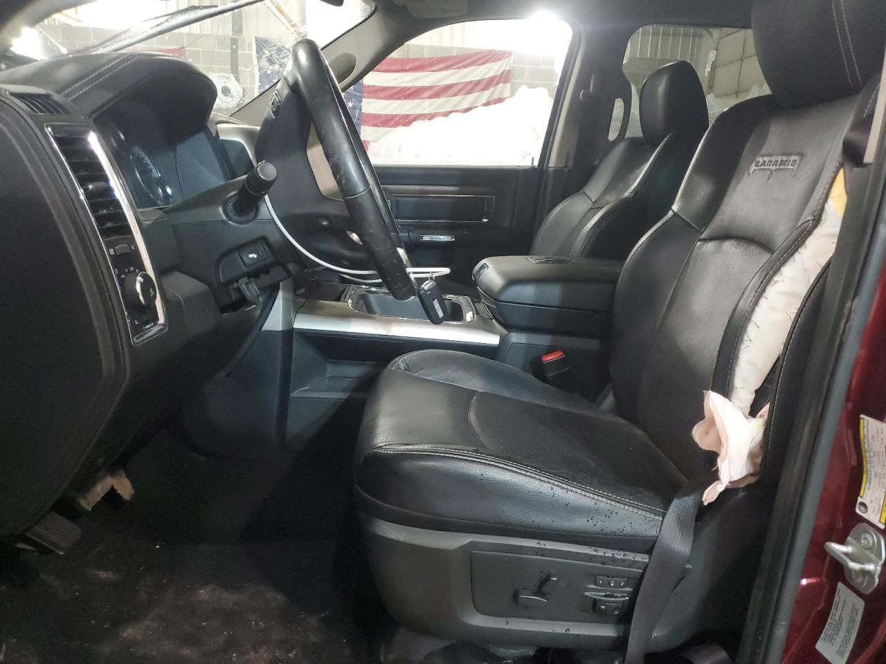 2017 RAM 2500 VIN 3C6UR5FJ6HG555117 Copart auction photo, front end / side damage thumbnail 7