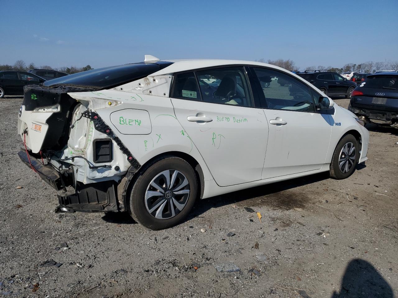 2017 Toyota Prius VIN JTDKARFP7H3061113 Copart auction photo, rear end / minor dent/scratches damage thumbnail 3