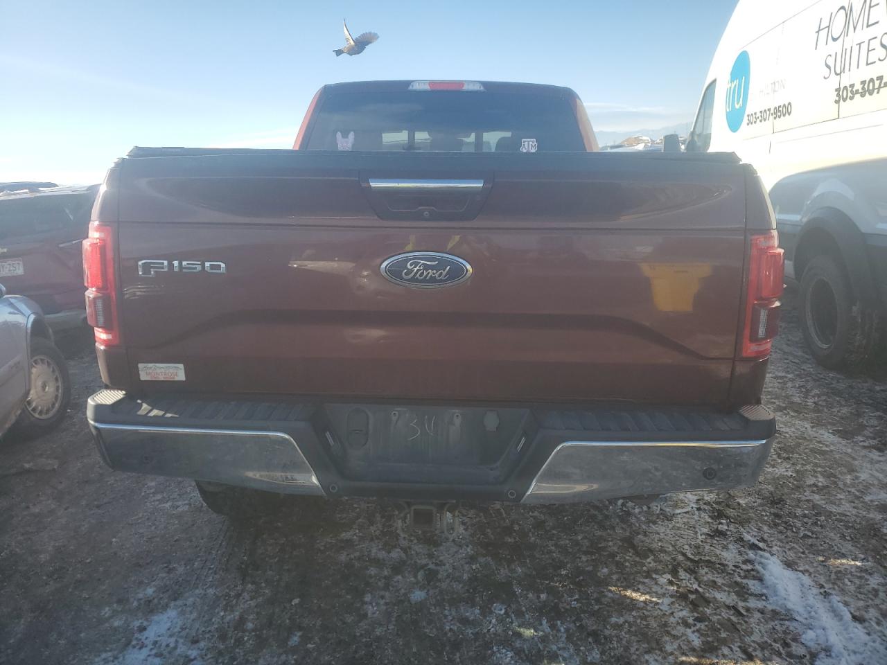 2015 Ford F-150 VIN 1FTFW1EG1FKE93494 Copart auction photo, front end damage thumbnail 6