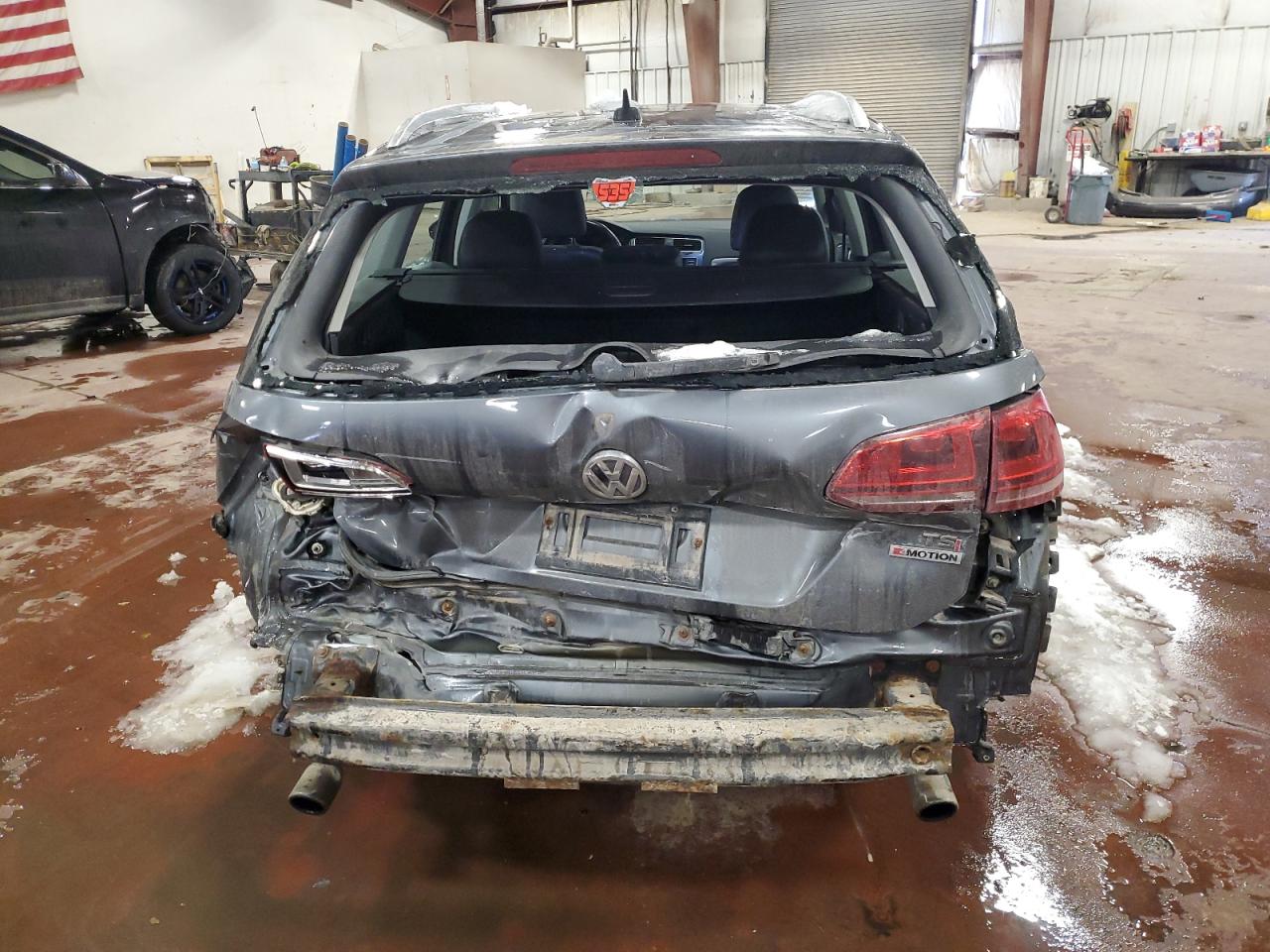 2017 Volkswagen Golf VIN 3VWH17AU9HM516177 Copart auction photo, rear end / front end damage thumbnail 6