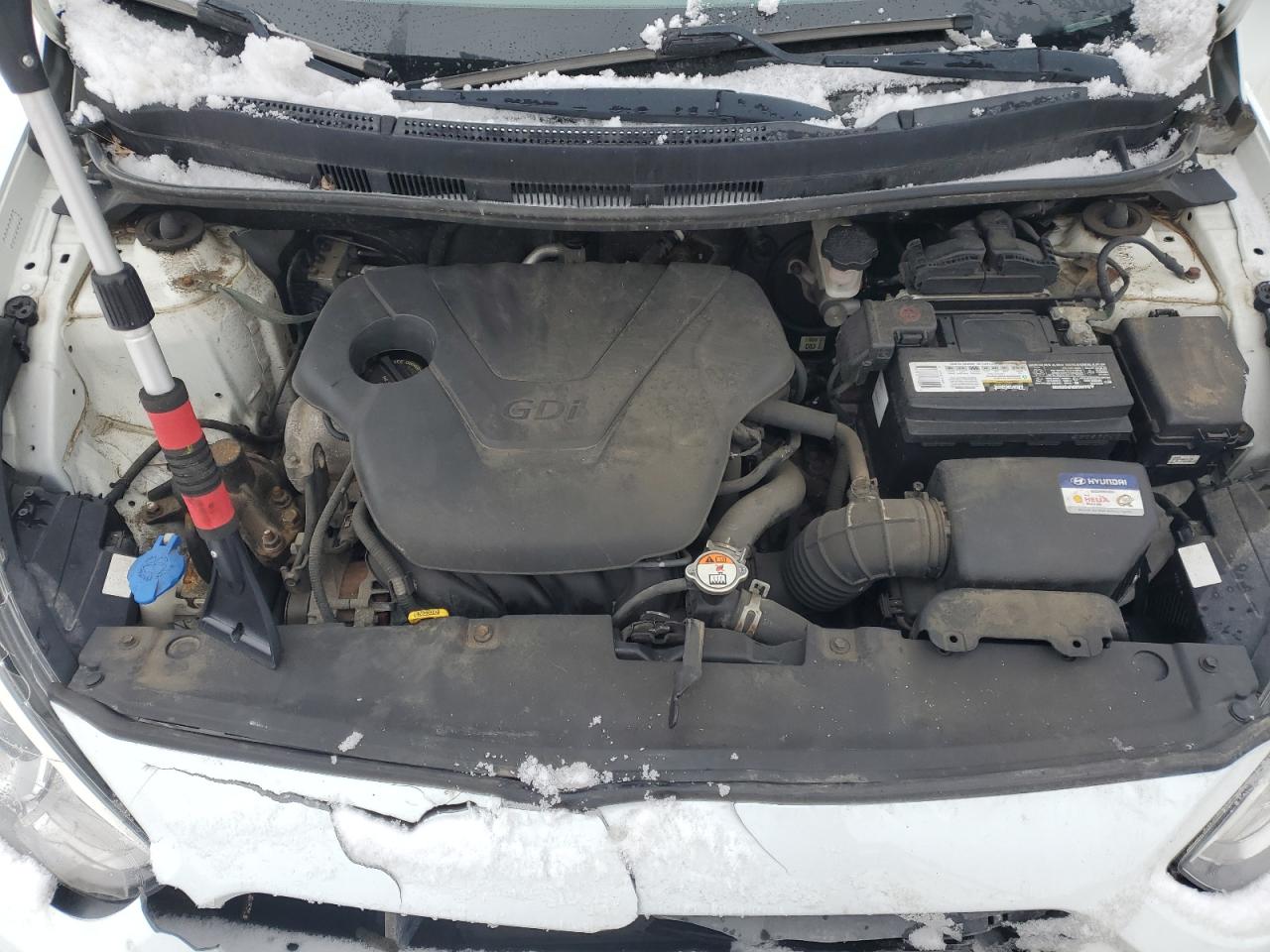 2017 Hyundai Accent VIN KMHCT5AE4HU339257 Copart auction photo, front end / minor dent/scratches damage thumbnail 11