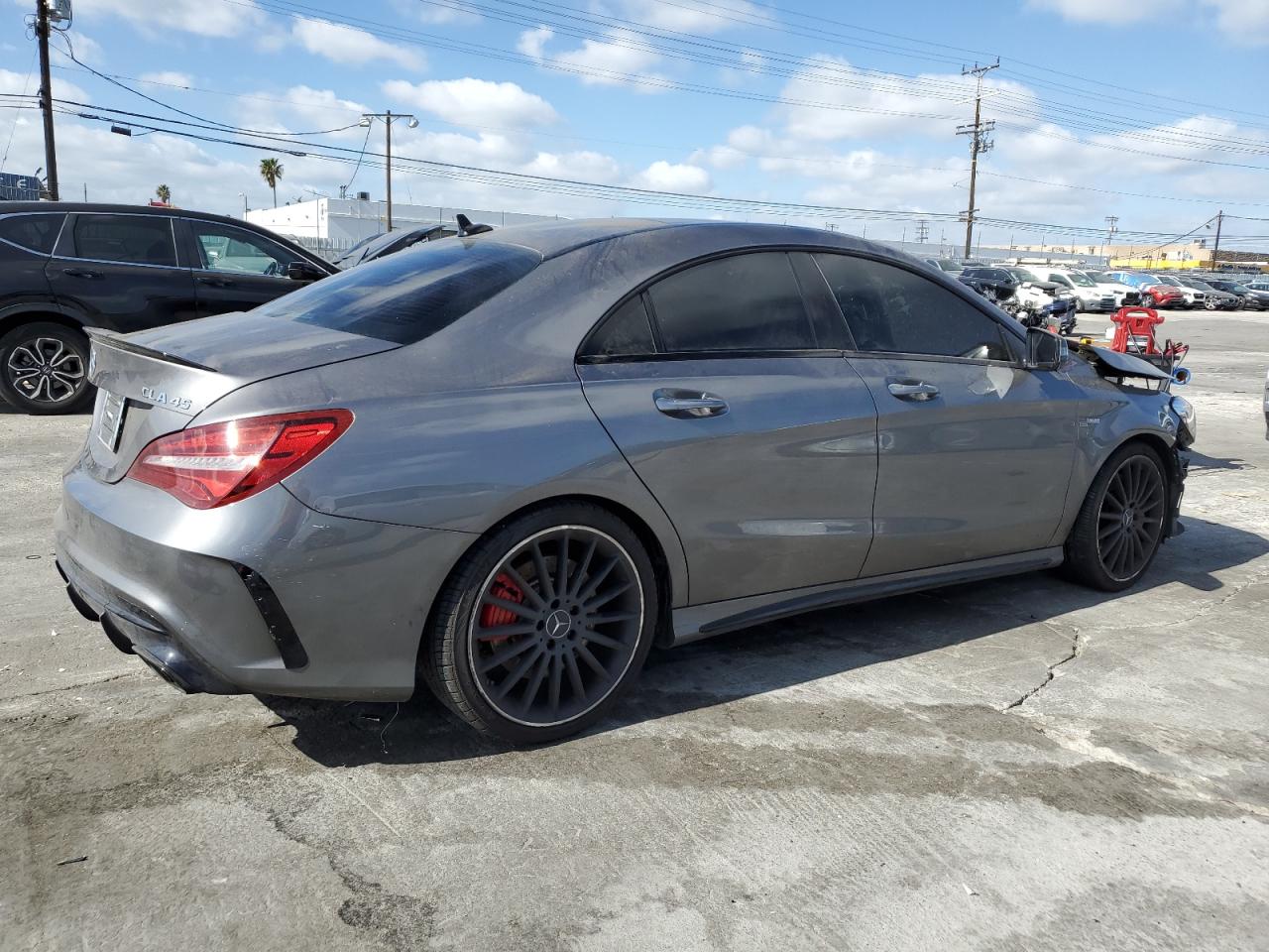 2019 Mercedes-Benz CLA-klasse VIN WDDSJ5CB6KN773289 Copart auction photo, front end damage thumbnail 3