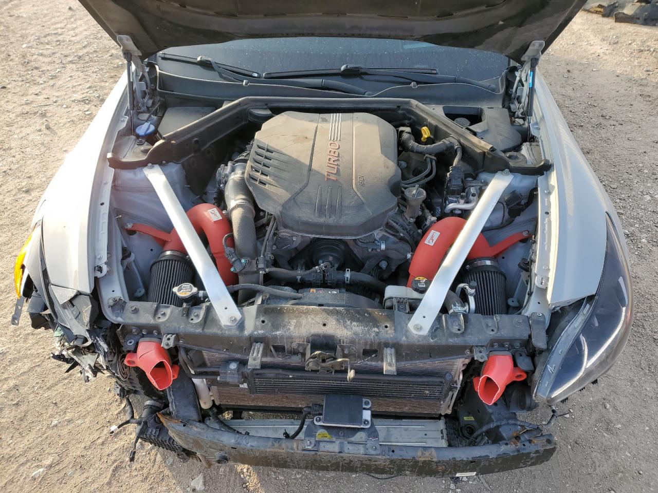2019 KIA Stinger VIN KNAE55LC3K6064265 Copart auction photo, front end damage thumbnail 12