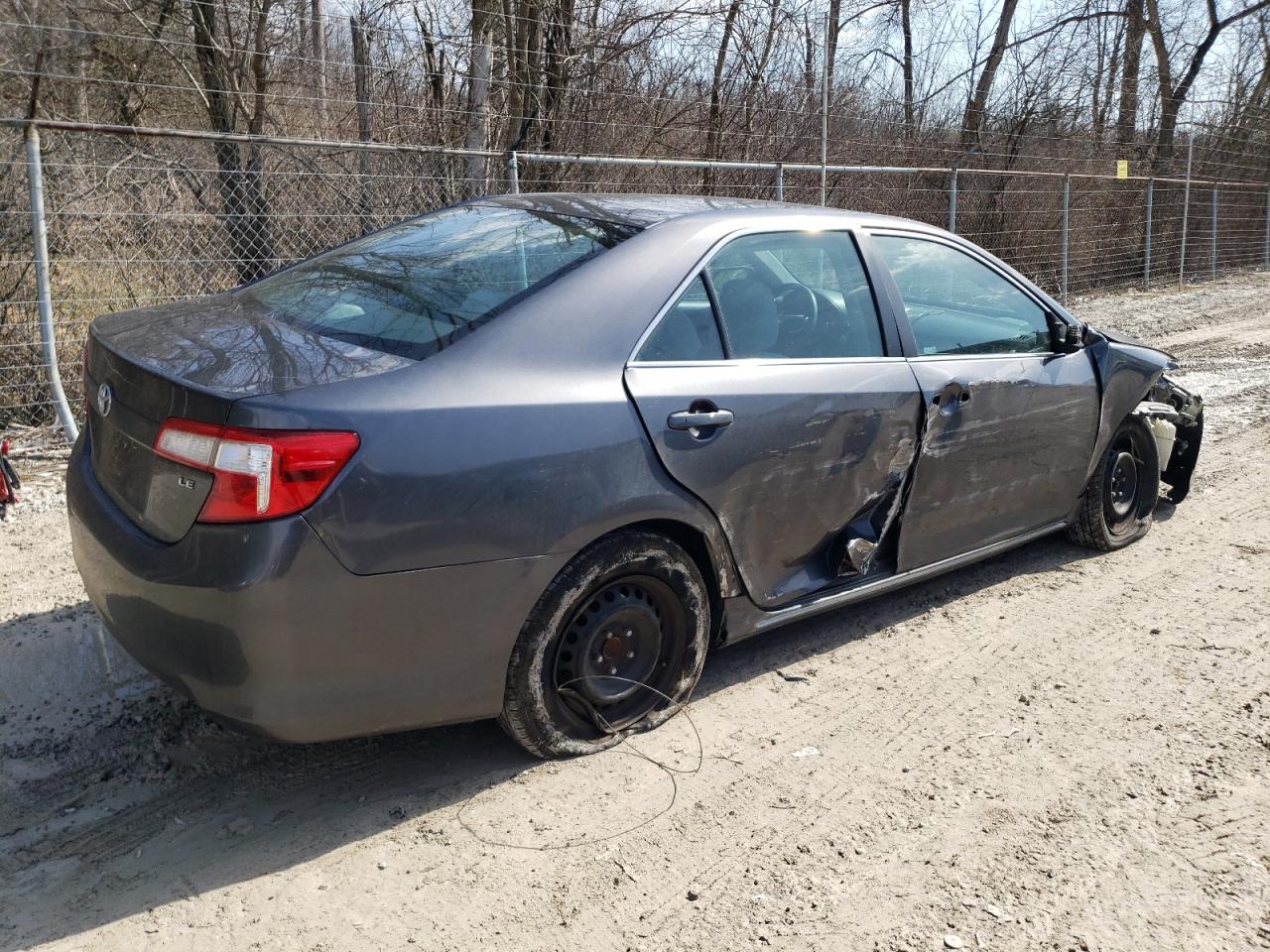 2012 Toyota Camry VIN 4T4BF1FK9CR210200 Copart auction photo, front end / side damage thumbnail 3