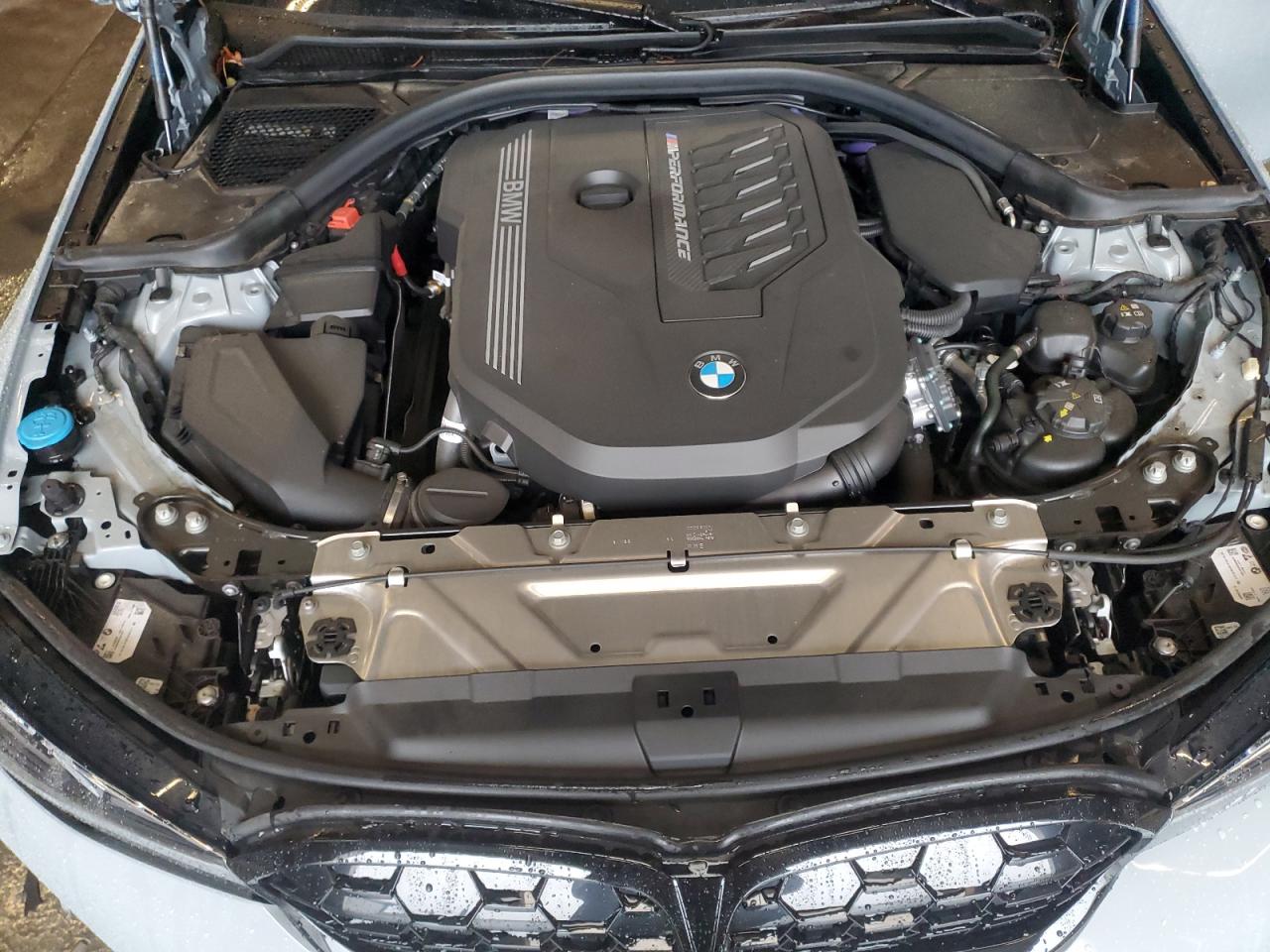 2024 BMW 3er VIN 3MW49FS08R8E27644 Copart auction photo, front end / undercarriage damage thumbnail 12