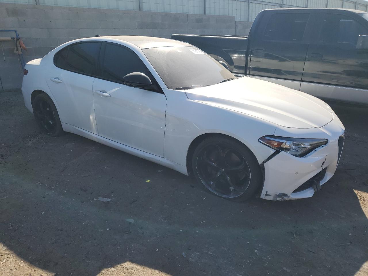 2021 Alfa Romeo Giulia VIN ZARFAMBN0M7648870 Copart auction photo, front end damage thumbnail 4