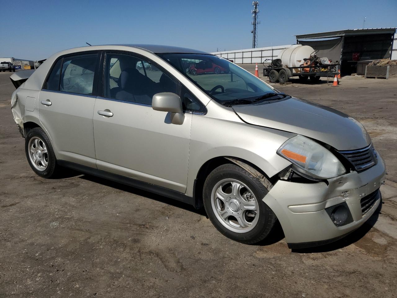 2008 Nissan Versa VIN 3N1BC11E48L433466 Copart auction photo, rear end / front end damage thumbnail 4