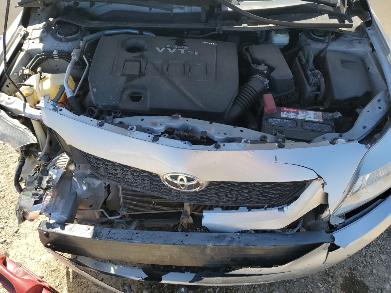 2010 Toyota Corolla VIN 1NXBU4EE5AZ260442 Copart auction photo, front end / side damage thumbnail 11