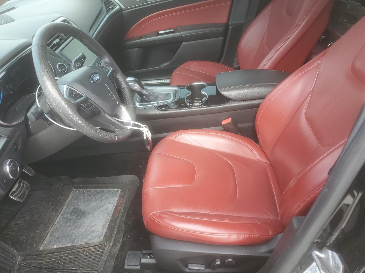 2014 Ford Fusion VIN 3FA6P0K9XER281917 Copart auction photo, rear end damage thumbnail 7
