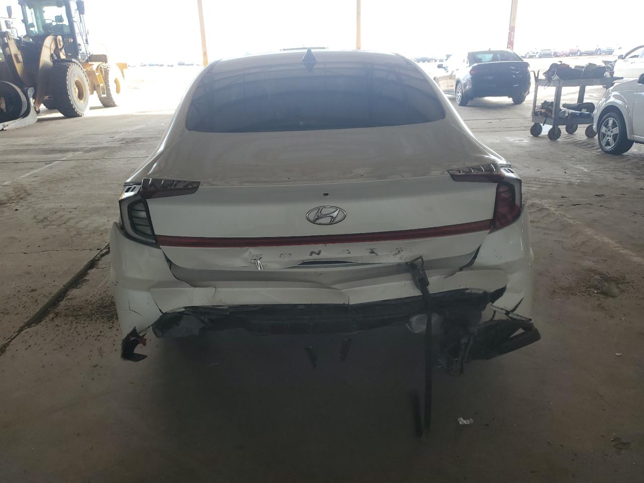 2021 Hyundai Sonata VIN 5NPEL4JA0MH096555 Copart auction photo, rear end damage thumbnail 6