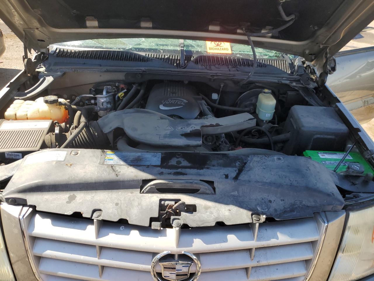 2002 Cadillac Escalade VIN 1GYEC63T52R311888 Copart auction photo, rollover damage thumbnail 11