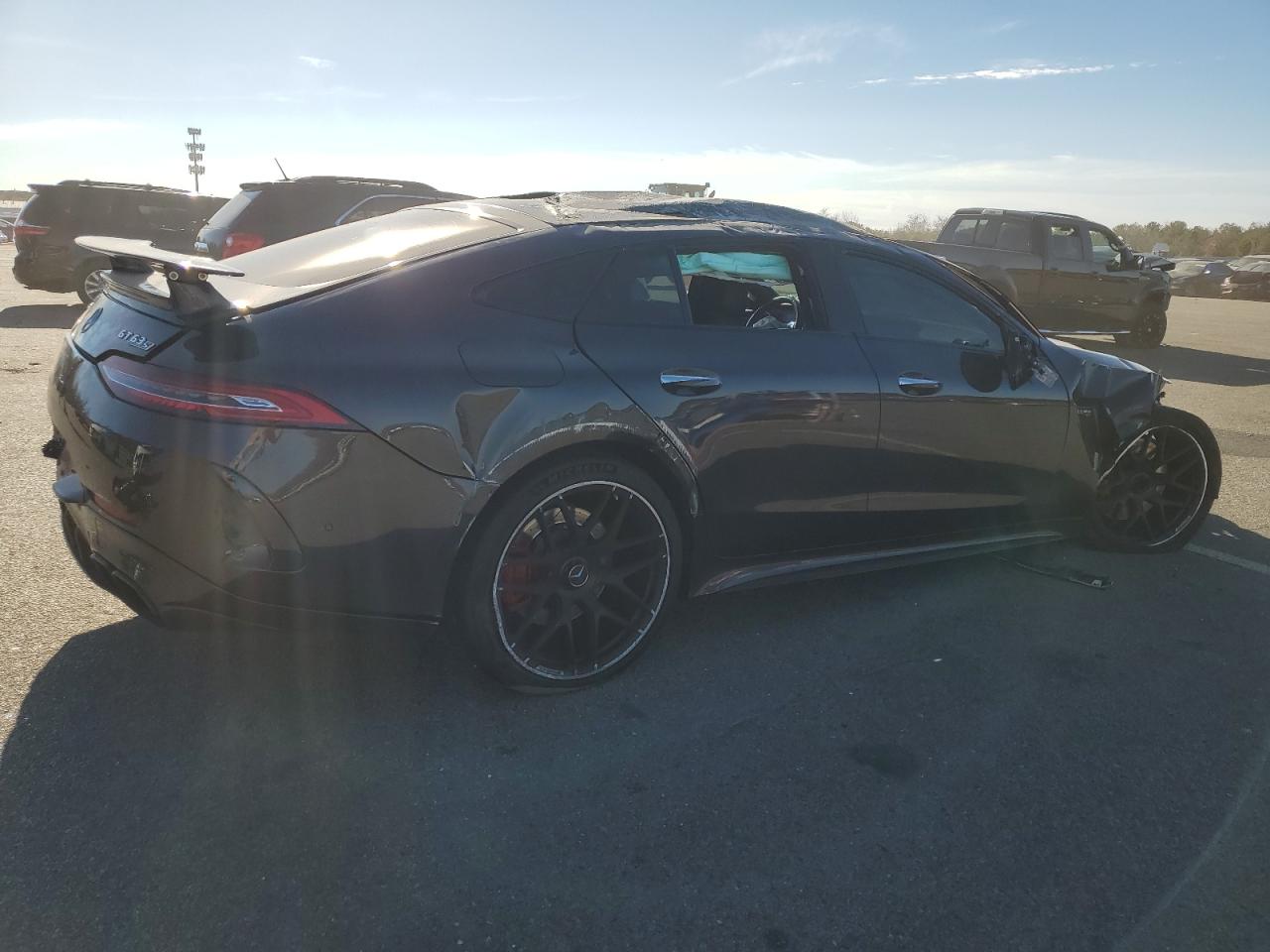 2020 Mercedes-Benz AMG GT VIN WDD7X8JB7LA015768 Copart auction photo, rollover damage thumbnail 3