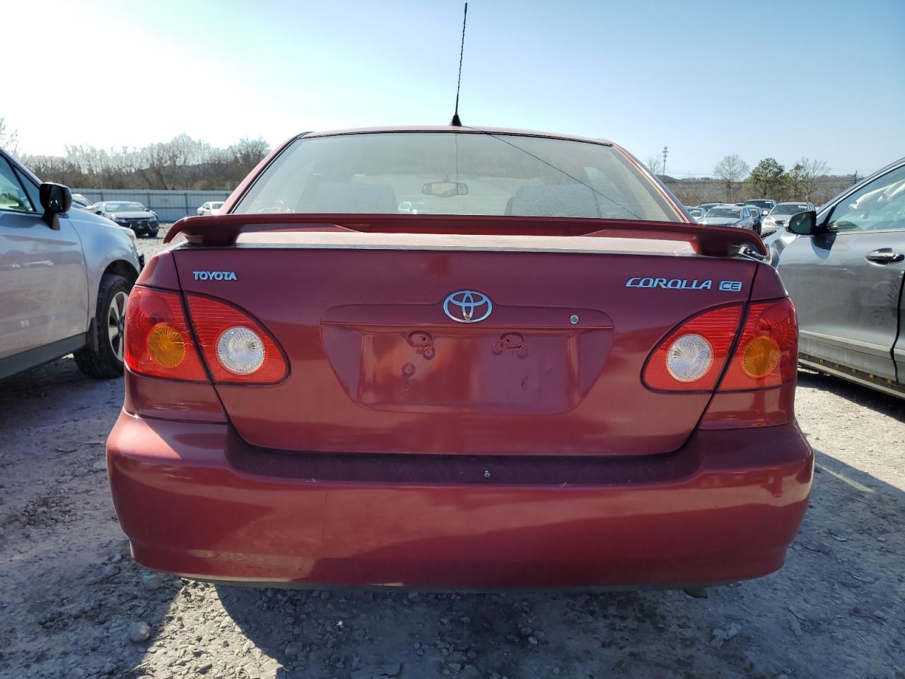 2004 Toyota Corolla VIN JTDBR32E242048022 Copart auction photo, front end damage thumbnail 6