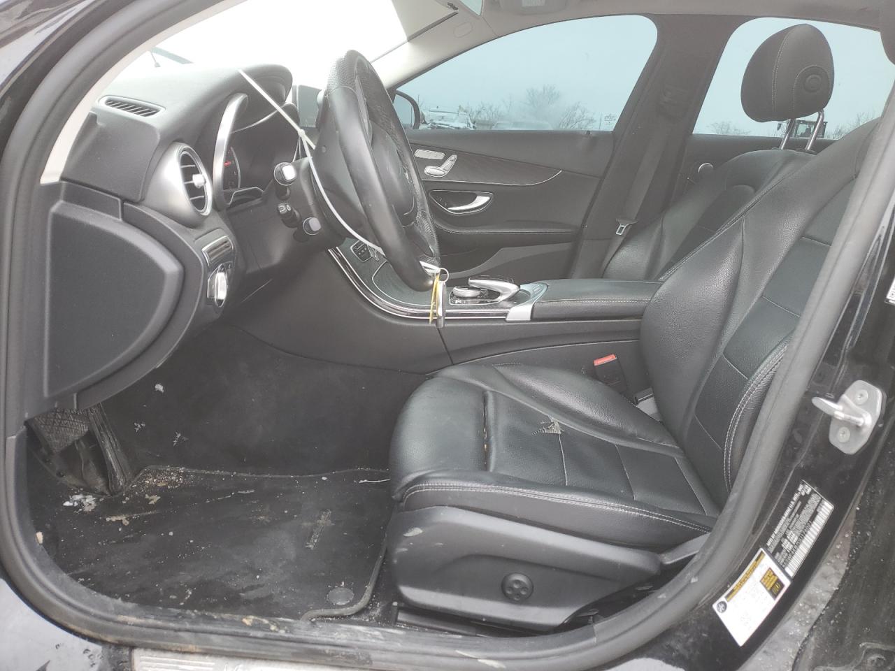 2016 Mercedes-Benz C-klasse VIN 55SWF4KB7GU176021 Copart auction photo, rear end damage thumbnail 7
