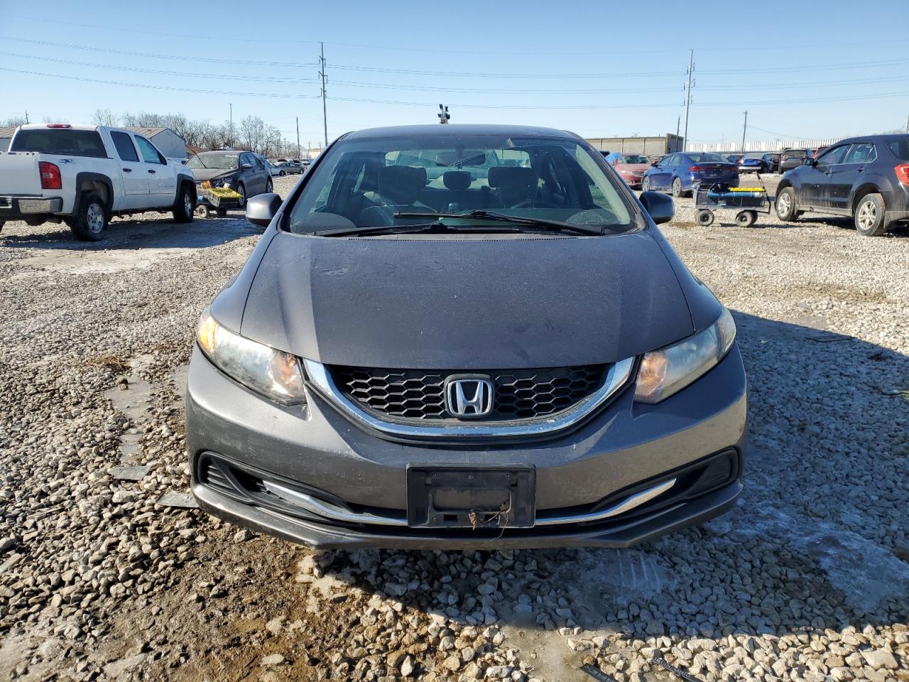 2013 Honda Civic VIN 2HGFB2F59DH598501 Copart auction photo, front end damage thumbnail 5