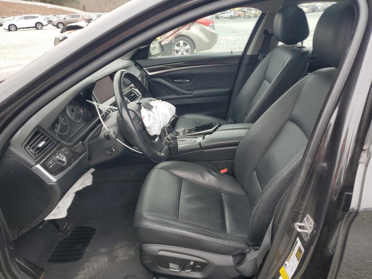 2015 BMW 5er VIN WBAXA5C5XFD691827 Copart auction photo, front end damage thumbnail 7