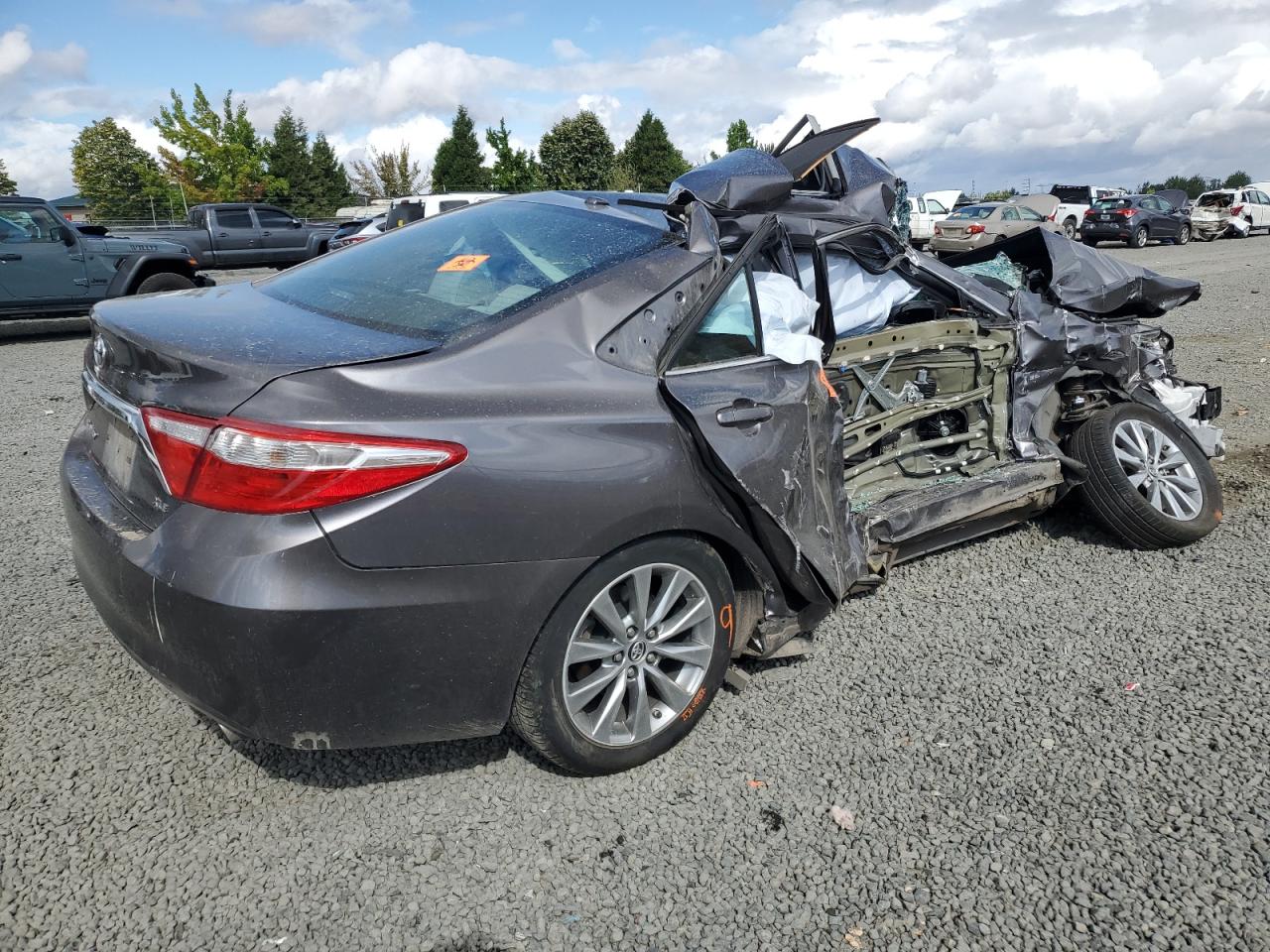 2016 Toyota Camry VIN 4T1BF1FK7GU999348 Copart auction photo, all over damage thumbnail 3