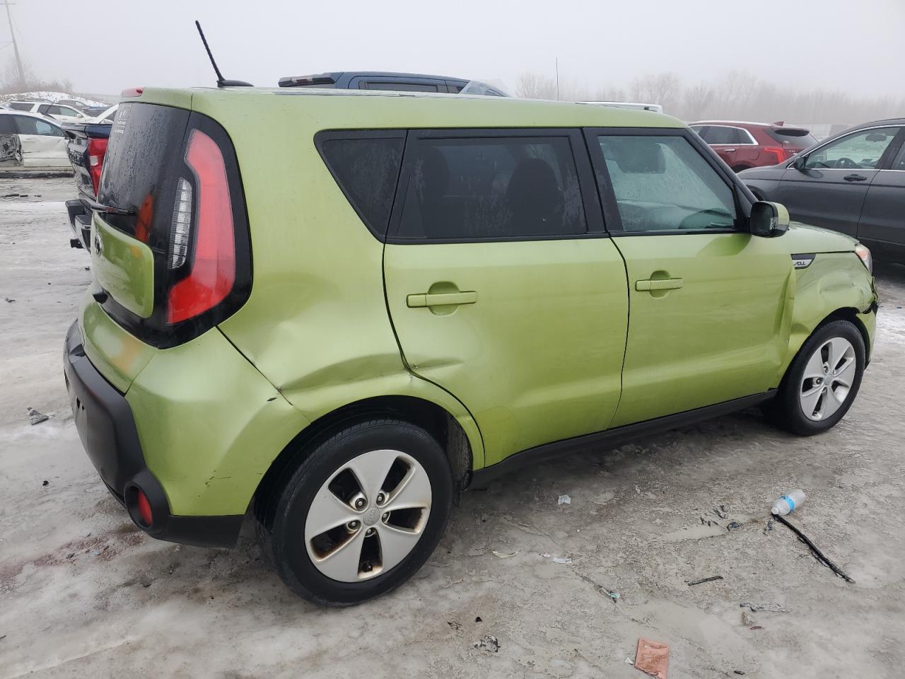 2013 KIA Soul VIN KNDJT2A66D7550312 Copart auction photo, front end damage thumbnail 3