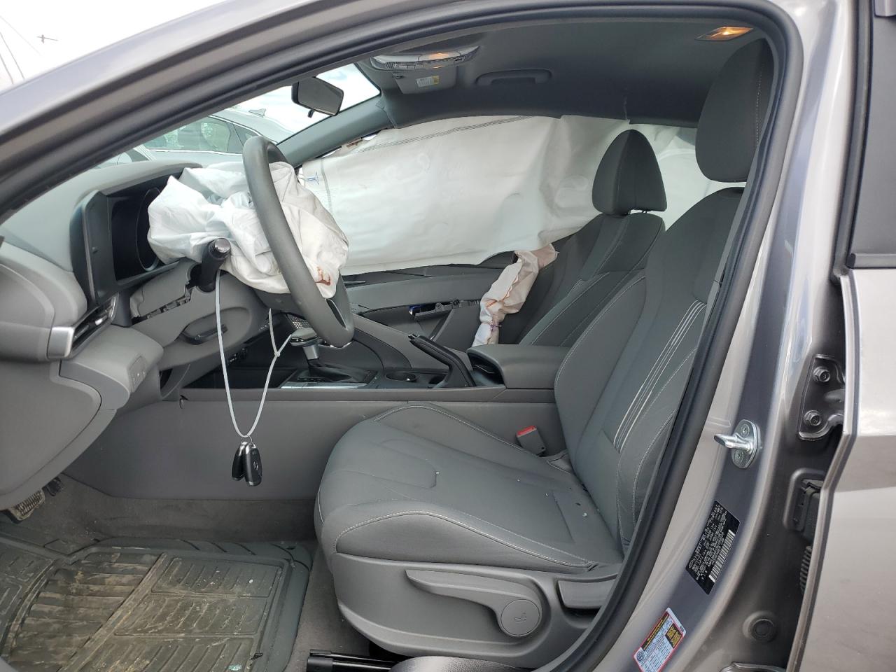 2022 Hyundai Elantra VIN KMHLM4AG1NU283928 Copart auction photo, side / rear end damage thumbnail 7