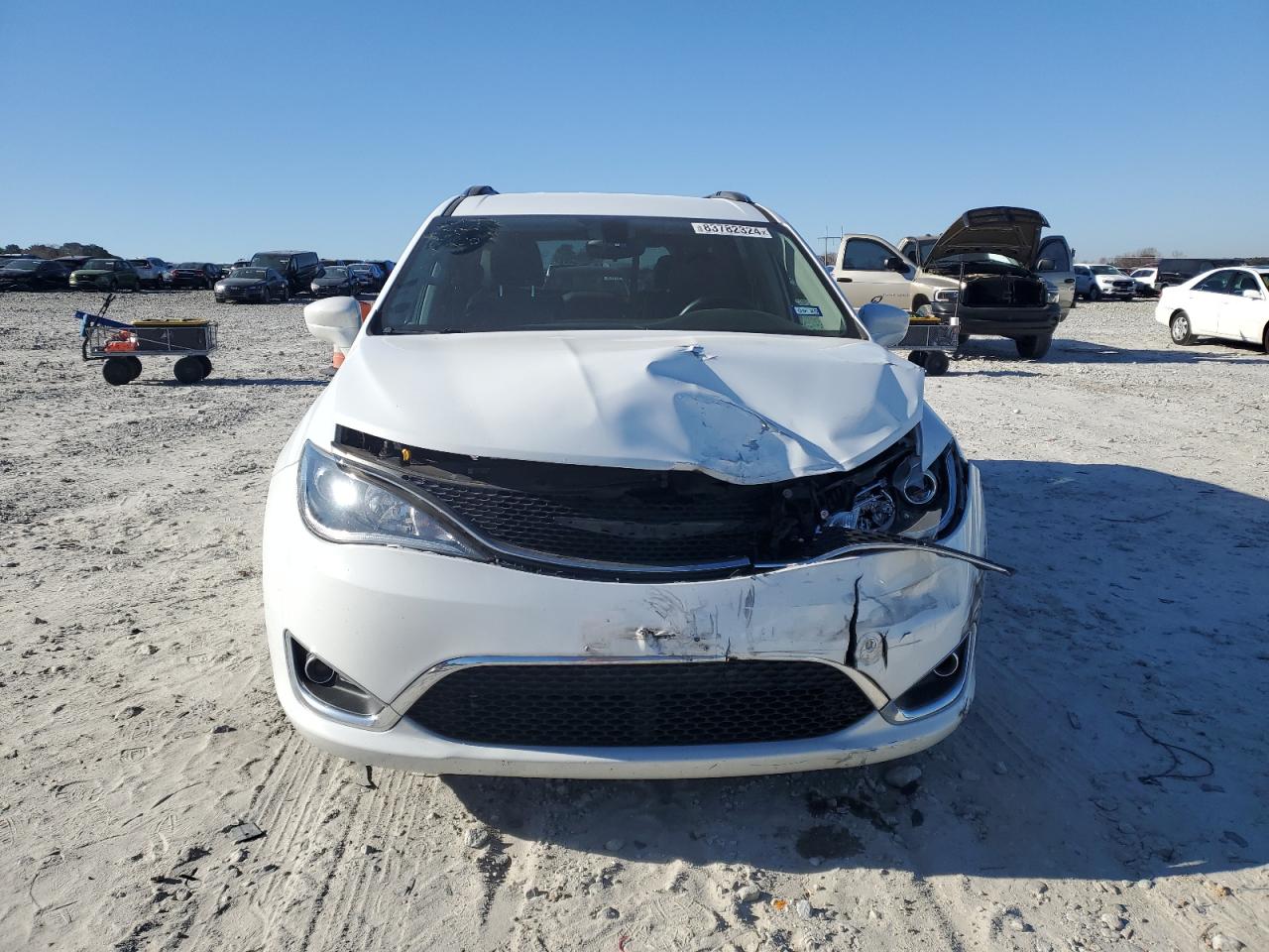 2018 Chrysler Pacifica VIN 2C4RC1BG0JR123142 Copart auction photo, mechanical / front end damage thumbnail 5