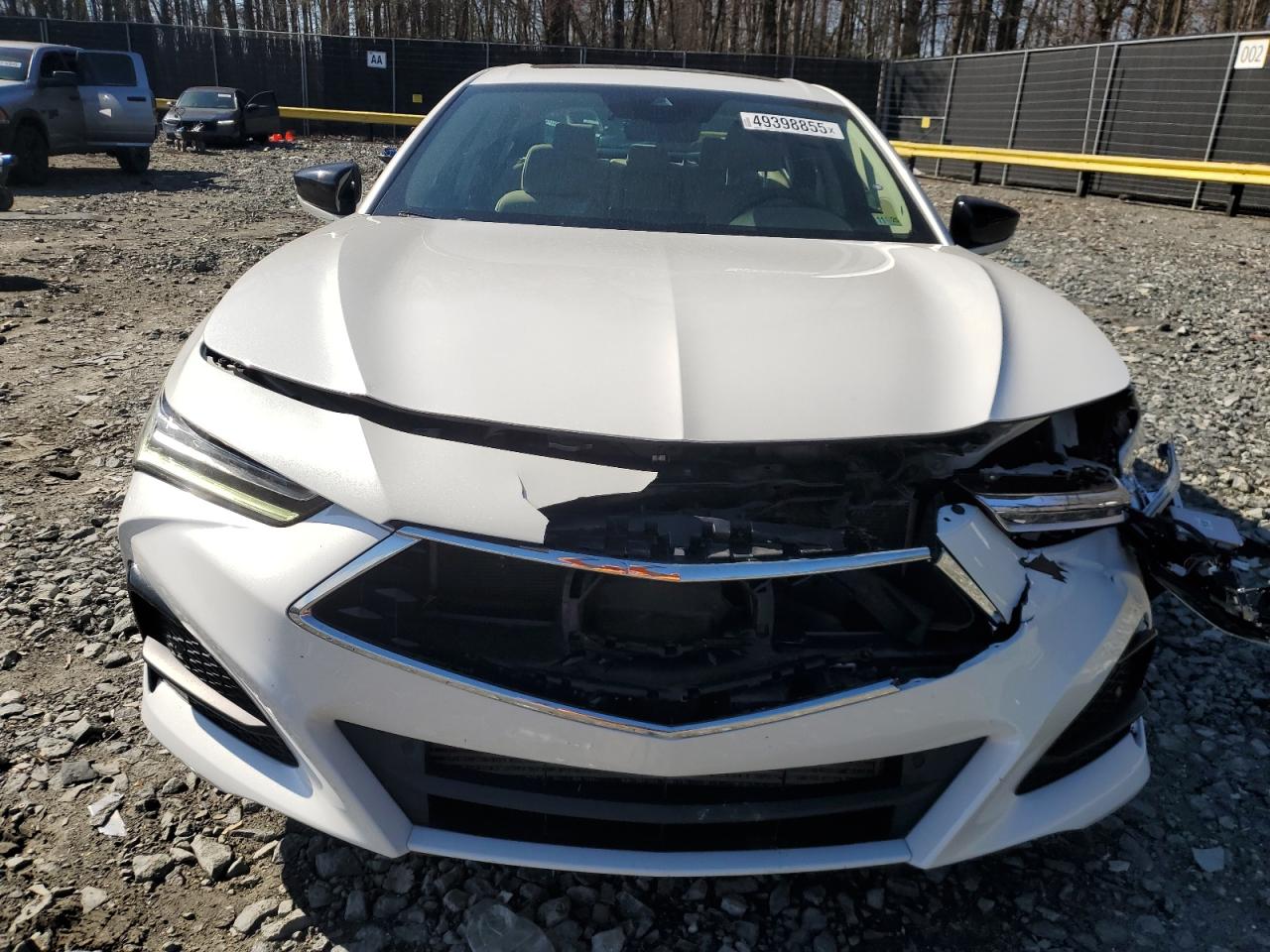 2021 Acura TLX VIN 19UUB5F48MA006715 Copart auction photo, front end damage thumbnail 5