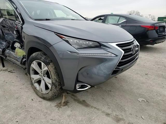 2017 Lexus NX VIN JTJBARBZ4H2122718 Copart auction photo, front end / side damage thumbnail 11