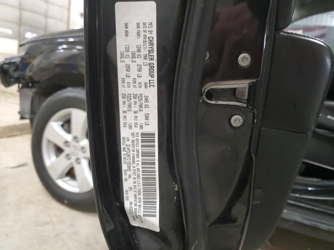 2013 Dodge Journey VIN 3C4PDCAB7DT659092 Copart auction photo, front end / side damage thumbnail 13