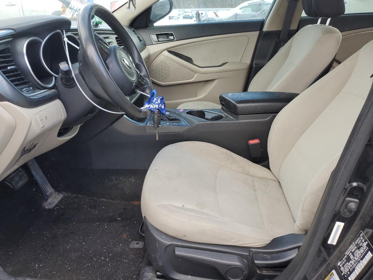 2015 KIA Optima VIN 5XXGM4A76FG354344 Copart auction photo, front end / undercarriage damage thumbnail 7