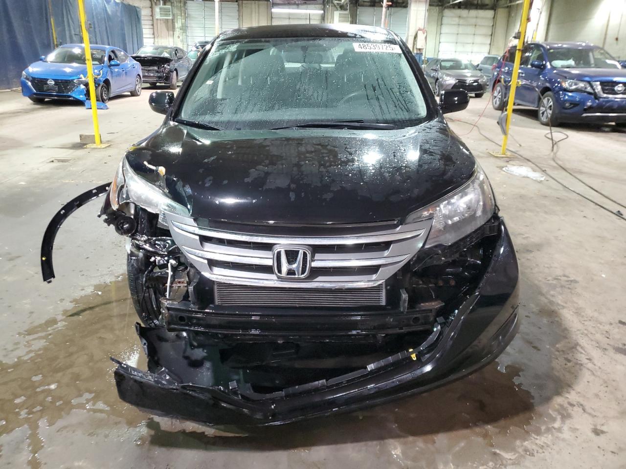 2013 Honda CR-V VIN 2HKRM4H33DH691177 Copart auction photo, front end damage thumbnail 5